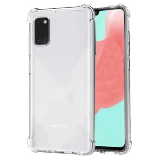 Capa Silicone Dura Anti-Choque Samsung Galaxy A41 Transparente