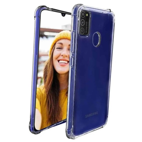 Funda De Silicona Dura Antigolpes Samsung Galaxy A31 Transparente