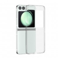 Funda De Silicona Dura Antigolpes Samsung Galaxy Z Flip6 Transparente