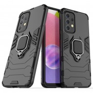 Funda De Silicona Antigolpes Armor Carbon Samsung Galaxy A33 5G Negro Ring Armor