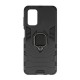 Funda De Silicona Antigolpes Armor Carbon Samsung Galaxy A13 4G Negro Ring Armor