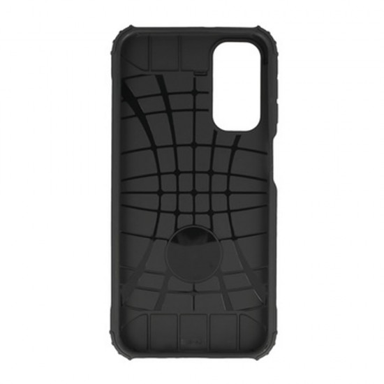 Samsung Galaxy A24 4G/A25 5G Black Anti-shock Armor Carbon Silicone Case