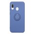 Samsung Galaxy A20E/A202 Dark Blue With Finger Ring Silicone Case