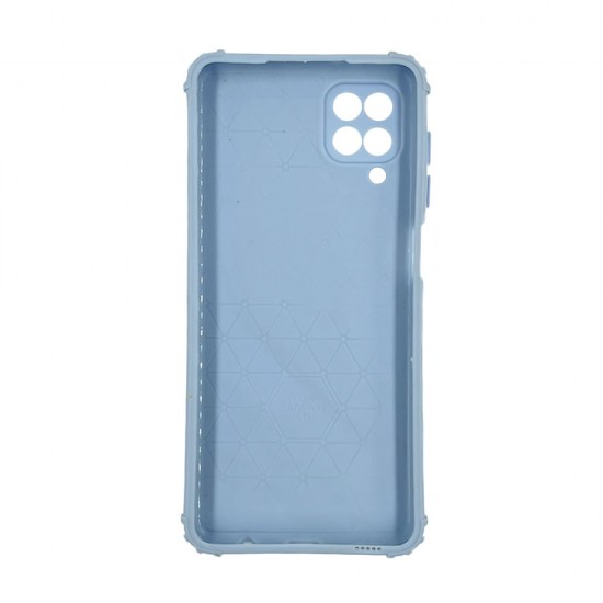 Capa Silicone Gel Bumper Samsung Galaxy A12 5g Colorido Com Protetor De Câmera Holográfico