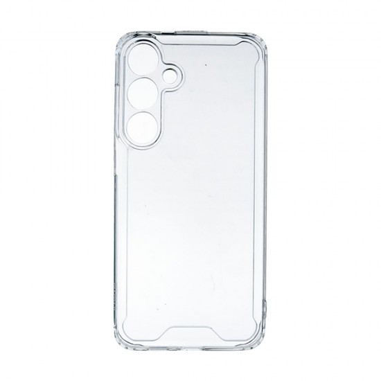 Samsung Galaxy S24 Plus Transparent Anti-shock Hard Silicone Case With Camera Protector