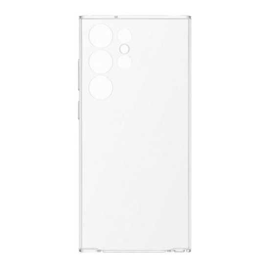 Funda De Gel De Silicona Samsung Galaxy S22 Ultra Transparente Con Protector De Cámara