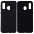 Samsung Galaxy A40 Black Robust Silicone Gel Case