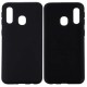 Samsung Galaxy A40 Black Robust Silicone Gel Case