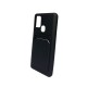 Samsung Galaxy A21S Black Silicone Gel Case Card Pocket