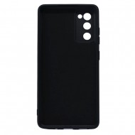 Samsung Galaxy S20 FE Black With Camera Protector Silicone Gel Case