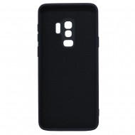 Capa Silicone Gel Samsung Galaxy S9 Plus Preto Com Protetor De Câmera Robusta