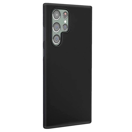 Funda De Silicona Samsung Galaxy S22 Ultra Negro