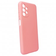 Capa Silicone Gel Samsung Galaxy A13 4g/A135 Rosa Clara Com Protetor De Câmera Robusta