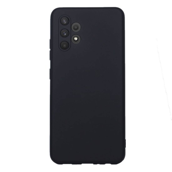 Capa Silicone Gel Samsung Galaxy A32 4g/A325 Preto Com Protetor De Câmera Robusta