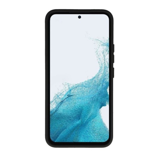 Funda De Gel De Silicona Samsung Galaxy A34 5G Negra Con Protector De Cámara Y Ventana Deslizante