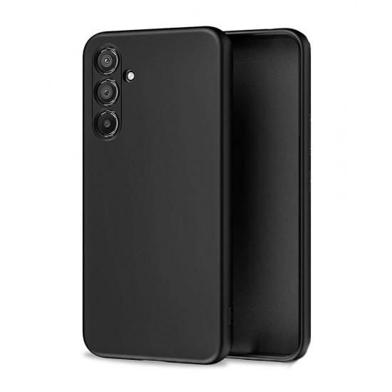 Capa Silicone Gel Samsung Galaxy A34 5g Preto Com Protetor De Câmera Robusta