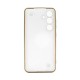 Samsung Galaxy S24 Plus White Silicone Gel Case With Camera Protector And Chain Design 3