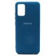 Funda De Gel De Silicona Samsung Galaxy A03S Azul Premium