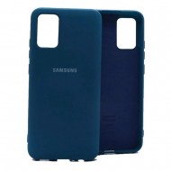 Funda De Gel De Silicona Samsung Galaxy A03S Azul Premium