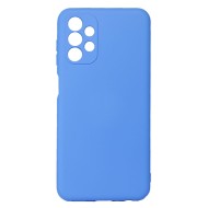 Funda De Gel De Silicona Samsung Galaxy A13 4G/A135 Azul Con Protector De Cámara Robusta