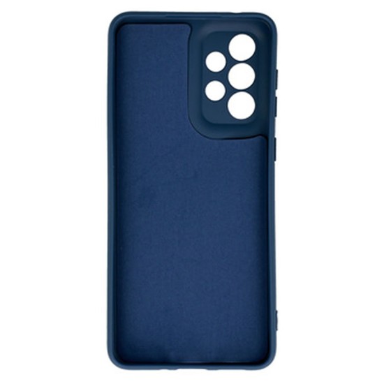 Funda De Gel De Silicona Samsung Galaxy A33 5G Azul Corazon Con Protector De Cámara