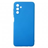 Samsung Galaxy A24 Blue With Camera Protector Silicone Gel Case