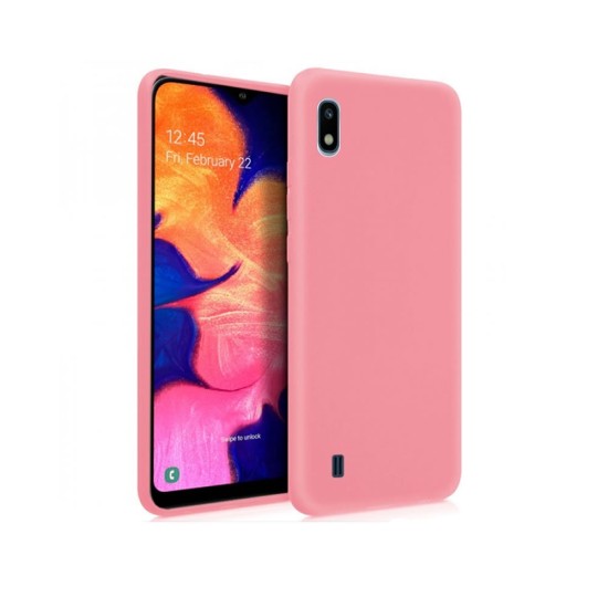 Capa Silicone Gel Samsung Galaxy A10/M10 Rosa Robusta