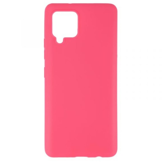 Capa De Silicone Samsung Galaxy A42 Rosado