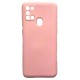 Capa Silicone Gel Samsung Galaxy A21s Rosa Com Protetor De Câmera