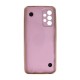 Capa Silicone Gel Samsung Galaxy A23 4g/5g Rosa Com Protetor De Câmera E Corrente Design 4