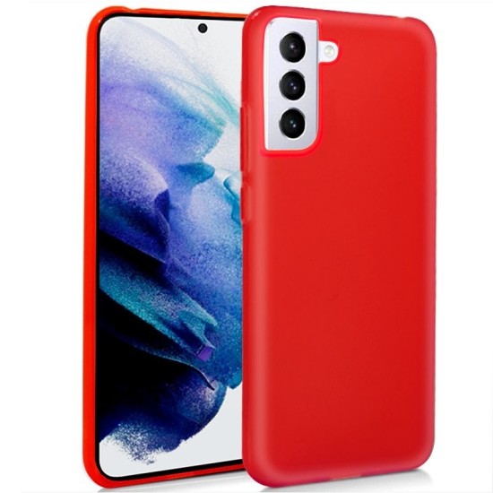 Capa Silicone Samsung Galaxy S30 Plus / S21 Plus Vermelho