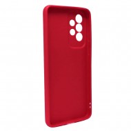 Capa Silicone Gel Samsung Galaxy A33 5g Vermelho Com Protetor De Câmera