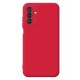 Funda De Silicona Samsung Galaxy M23 5G/M236 Rojo Con Protector De Cámara