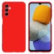 Funda De Silicona Samsung Galaxy M23 5G/M236 Rojo Con Protector De Cámara