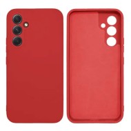 Funda De Gel De Silicona Samsung Galaxy A54 5G Roja Robusta Con Protector De Cámara