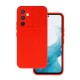 Capa Silicone Gel Samsung Galaxy A34 5g Vermelho Com Protetor De Câmera E Janela Deslizante