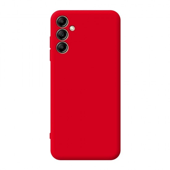 Funda De Gel De Silicona Samsung Galaxy A34 5G Roja Con Protector De Cámara