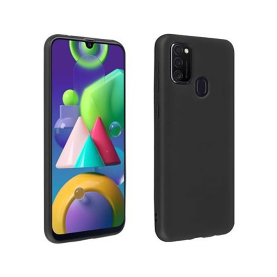 Funda De Silicona Samsung Galaxy M21 Negro