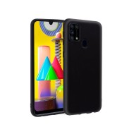 Samsung Galaxy M31 Shiny Black Silicone Case