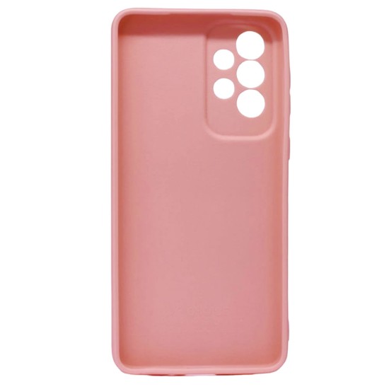 Funda De Gel De Silicona Samsung Galaxy A33 5g Rosa Con Protector De Cámara