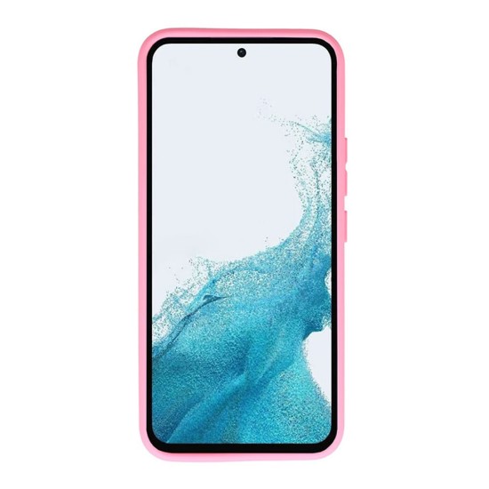 Capa Silicone Gel Samsung Galaxy A34 5g Rosa Com Protetor De Câmera E Janela Deslizante