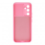 Samsung Galaxy A34 5G Pink With Camera Protector And Sliding Window Silicone Gel Case