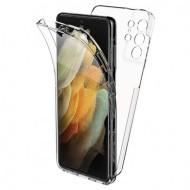 Samsung Galaxy S22 Ultra Transparent 360° Hard Silicone Case