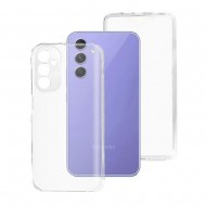 Samsung Galaxy A24 5G Transparent 360° Hard Silicone Case With Camera Protector