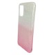 Samsung Galaxy A02s Pink Glitter Silicone Gel Case