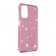 Samsung Galaxy A13 4G Pink Glitter Silicone Gel Case