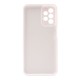 Samsung Galaxy A13 4G/5G White Hearts Hard Silicone Case With Camera Protector