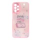 Samsung Galaxy A13 4G/5G Pink Mistakes Hard Silicone Case With Camera Protector