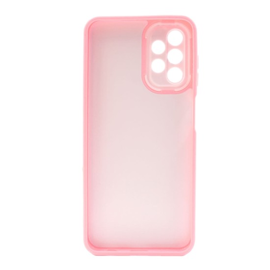 Funda De Silicona Dura Samsung Galaxy A13 4G/5G Rosa Mistakes Con Protector De Cámara