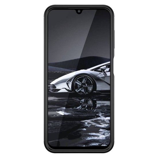 Samsung Galaxy A14 5G Black Auto Focus Vennus Carbon Silicone Gel Case With Camera Protector